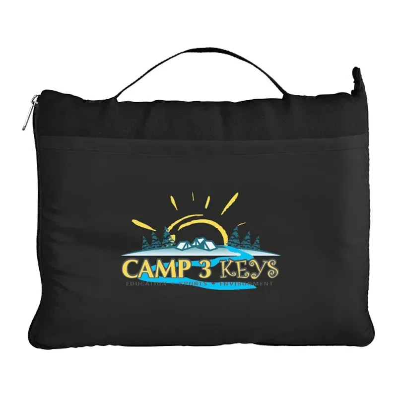Custom Fleece Travel Blanket - Roam (50" x 60") — view 3