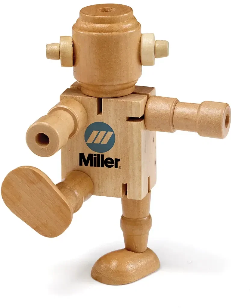 Robodroidbot Wooden Poseable Robot — view 3
