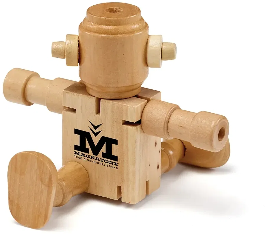 Robodroidbot Wooden Poseable Robot — view 4