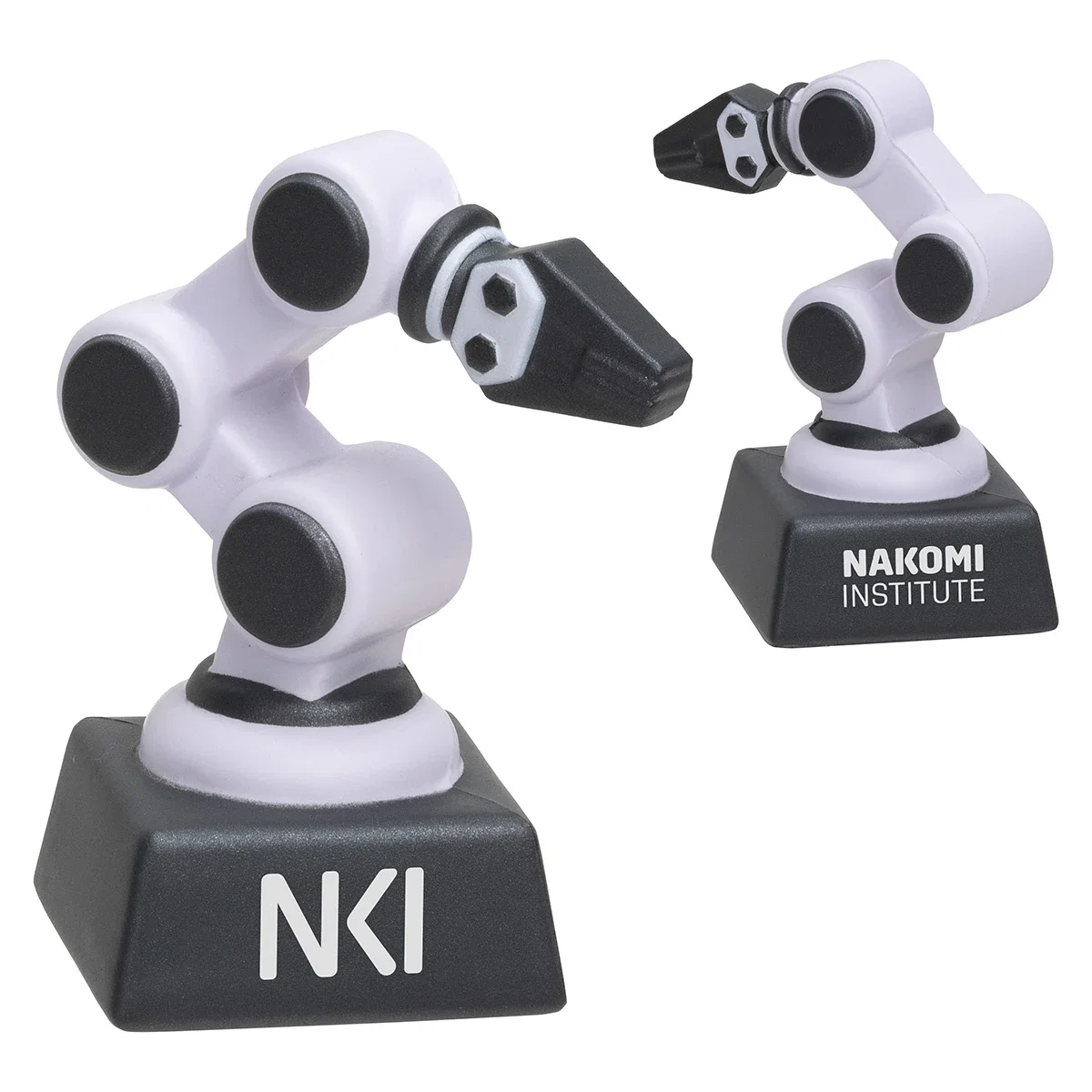 Robotic arm shaped stress reliever, 4.125 inches long