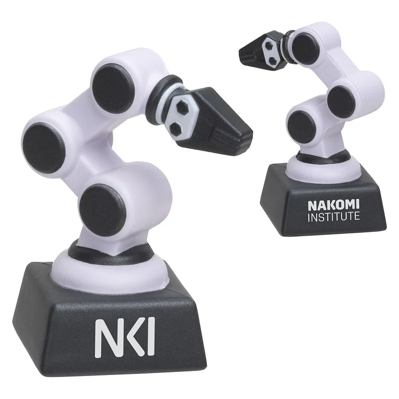 Robotic arm shaped stress reliever, 4.125 inches long