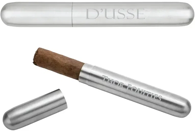 Robusto Stainless Steel Cigar Tube