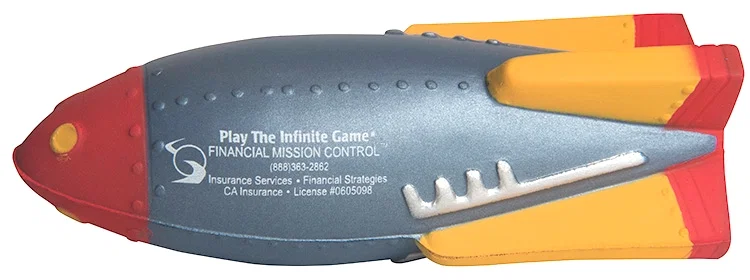 Logo Rocket Stress Reliever — view 4
