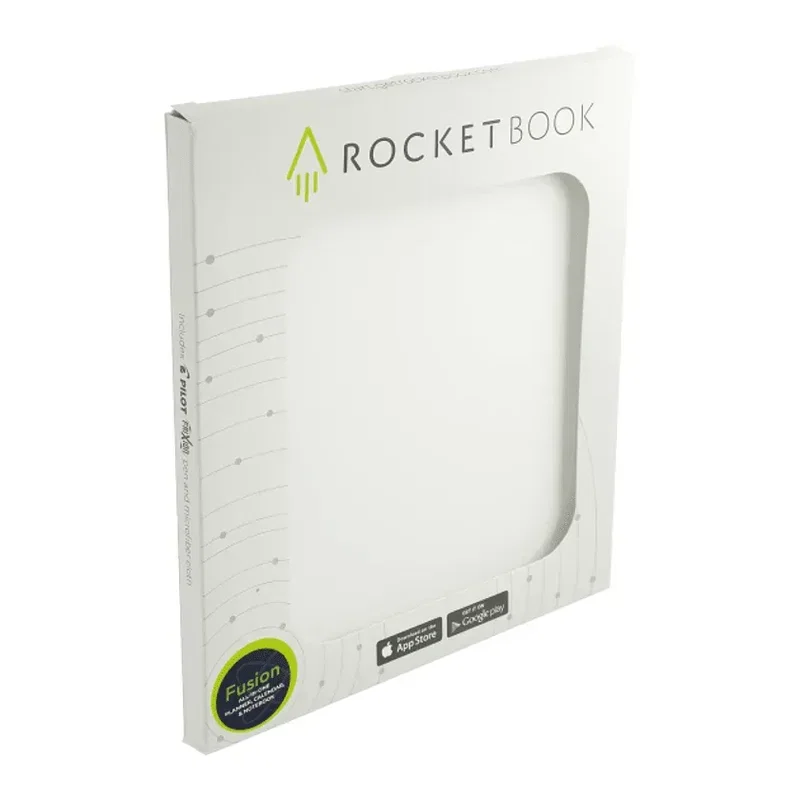 Custom Rocketbook Fusion Letter Notebook Set with Pen — view 2