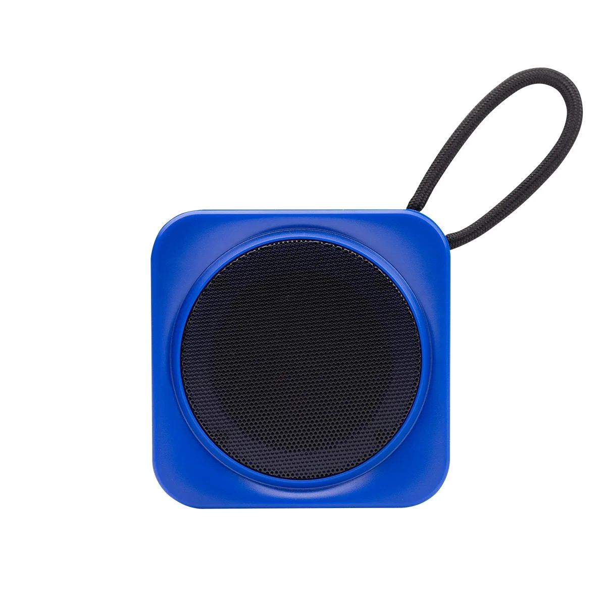 Portable sound box tilted toward the viewer
