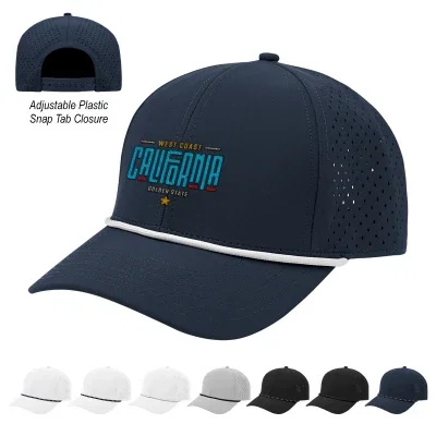 Front panel of the gray cap shown straight on