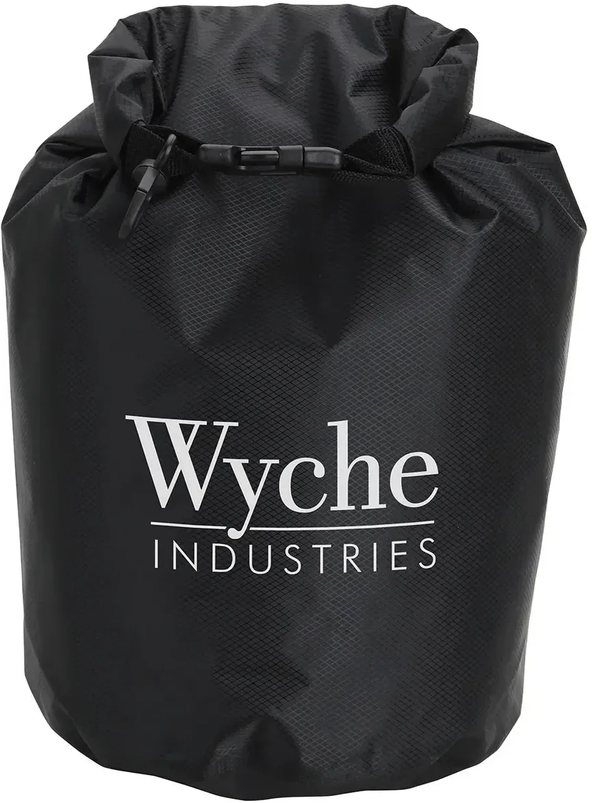 Branded Roll-Top waterproof dry bag angled view showing roll-top closure for logo branding