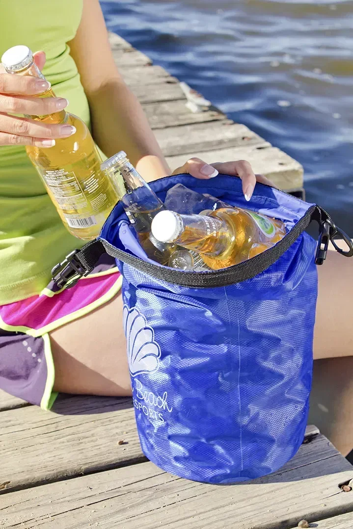 Roll-Top 5-Liter Waterproof Gear Bag held in hand