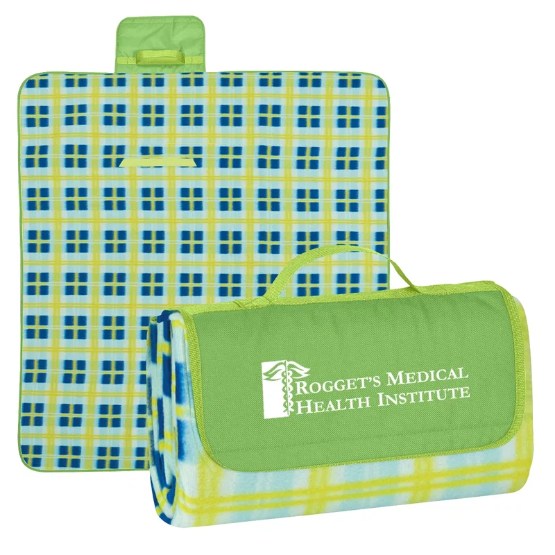 Custom Printed Roll-Up Picnic Blanket — view 8