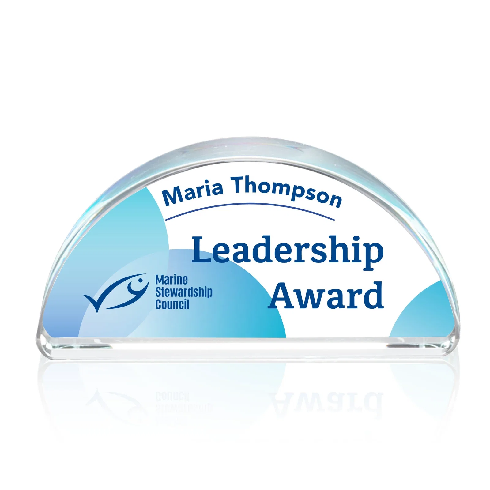Custom Starfire Crystal Oval Award, One Fixed Size, Clear Only, desk awards for service anniversary gifts