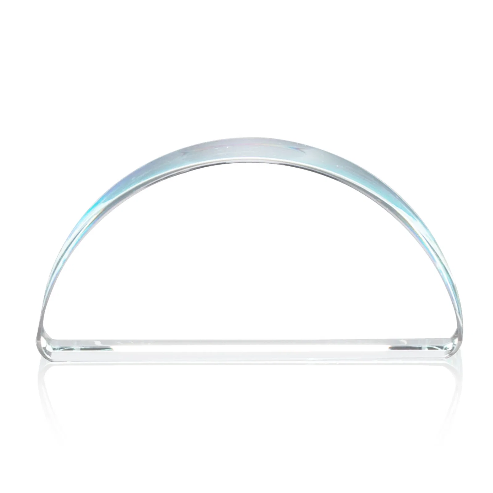 Custom Starfire Crystal Oval Award, One Fixed Size, Clear Only, desk awards for team milestone celebrations