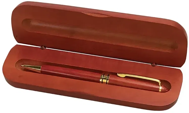Personalized Rosewood Pen Gift Set — view 2