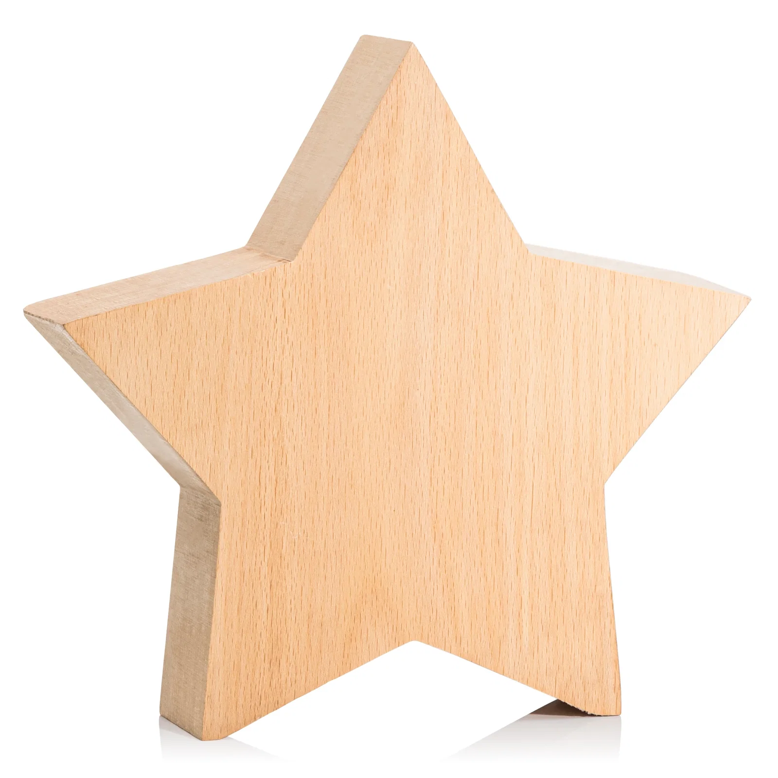 Personalized Beechwood Freestanding Star Award for sales achievement awards