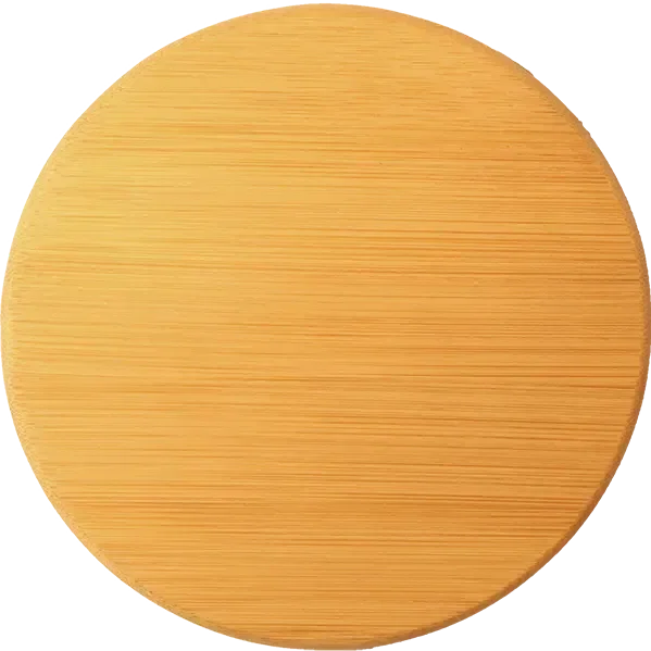 Round Bamboo Coaster — view 2