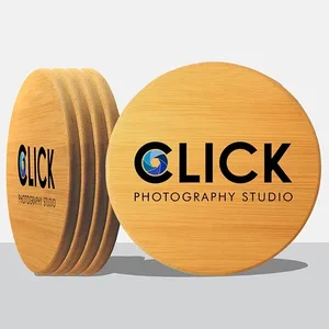 Round Bamboo Coaster