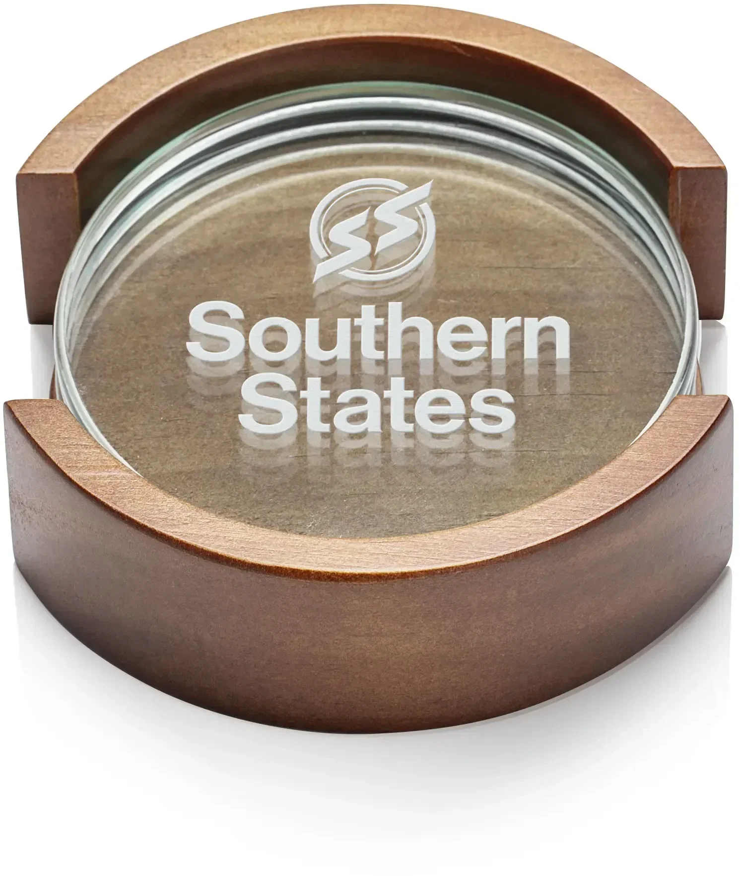 Round Coaster on Colfax Base - Set of 4 — view 2