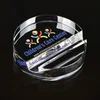 Round Crystal Phone Stand Paperweight in Clear