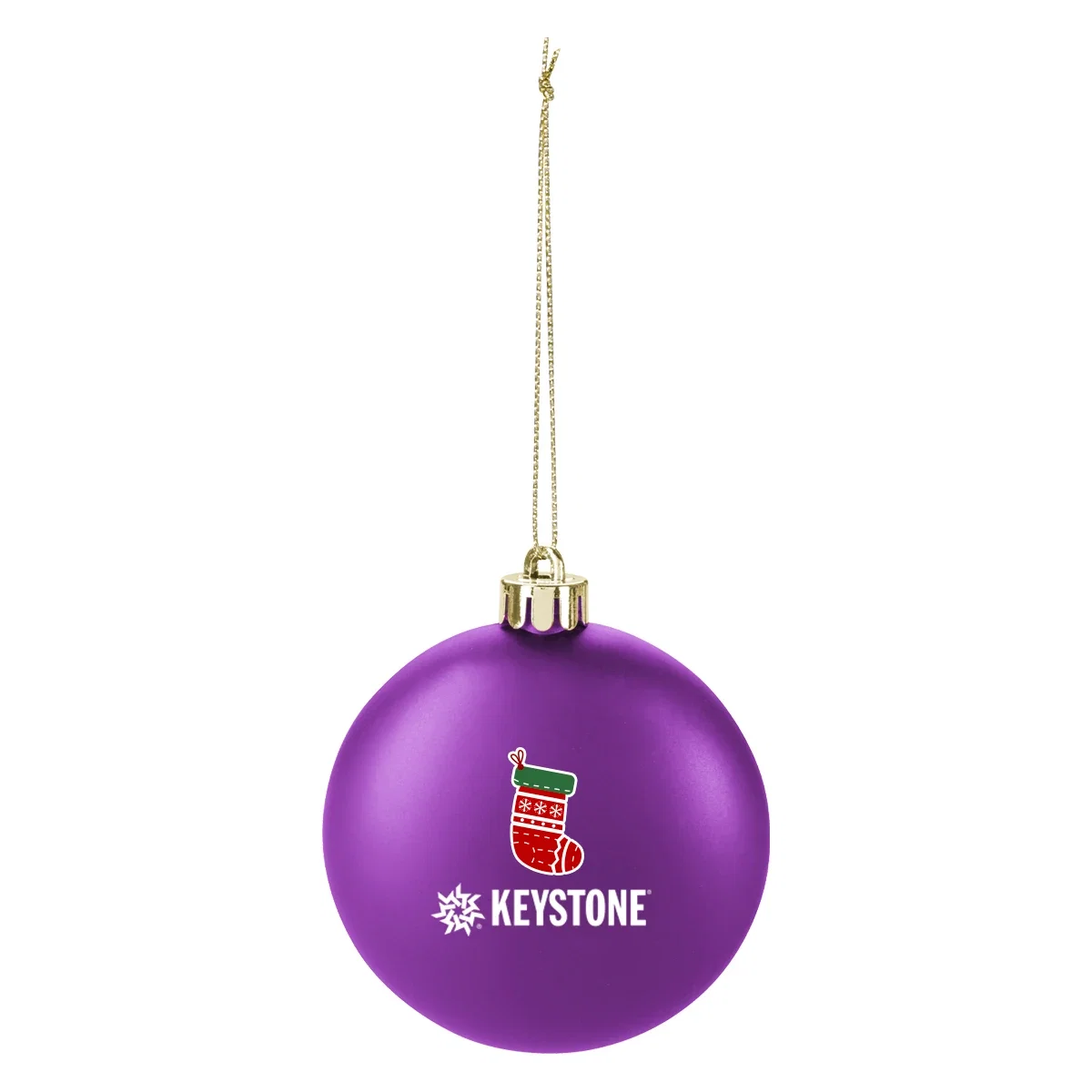 Seasonal decoration ready for a company logo