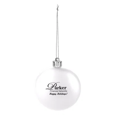 Back side of the ornament shown plain