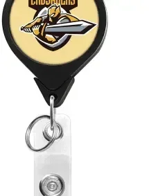 Custom Round Dual Back Badge Reel — view 4