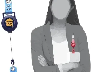 Custom Round Hanger Badge Reel — view 2