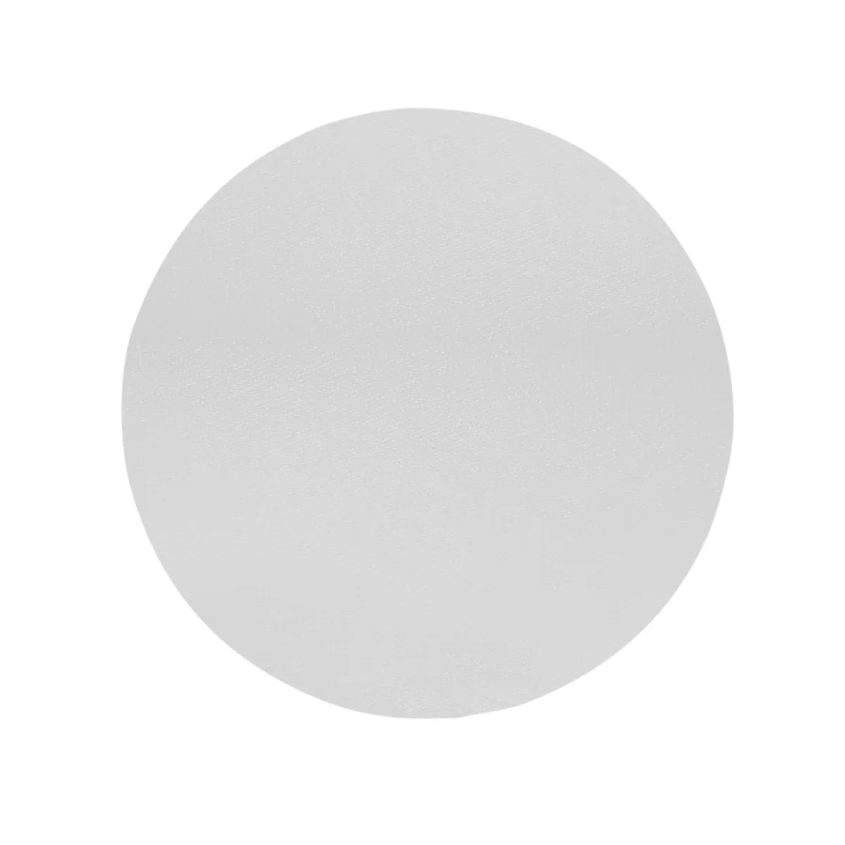 Circle doubling as a mouse mat on a desk