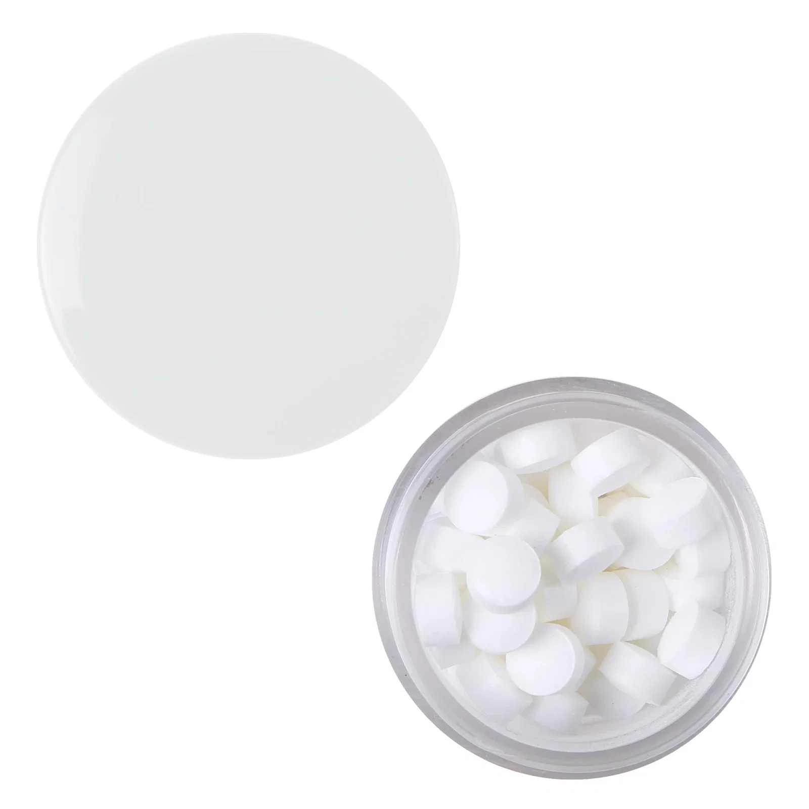 Round Plastic Mint Jar: Screw Top — view 2