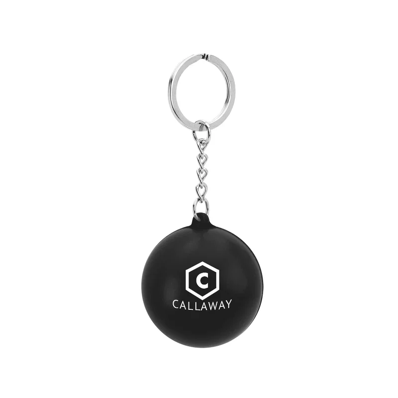 Round PU Stress Reliever Keychain — view 7