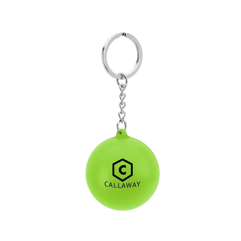 Round PU Stress Reliever Keychain — view 8