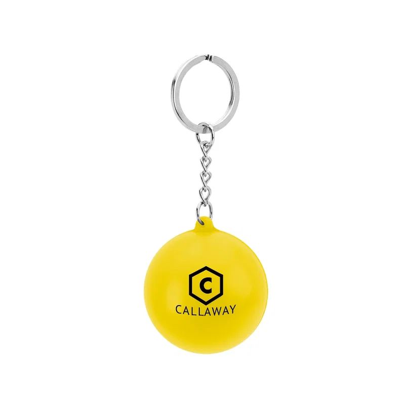 Round PU Stress Reliever Keychain — view 9