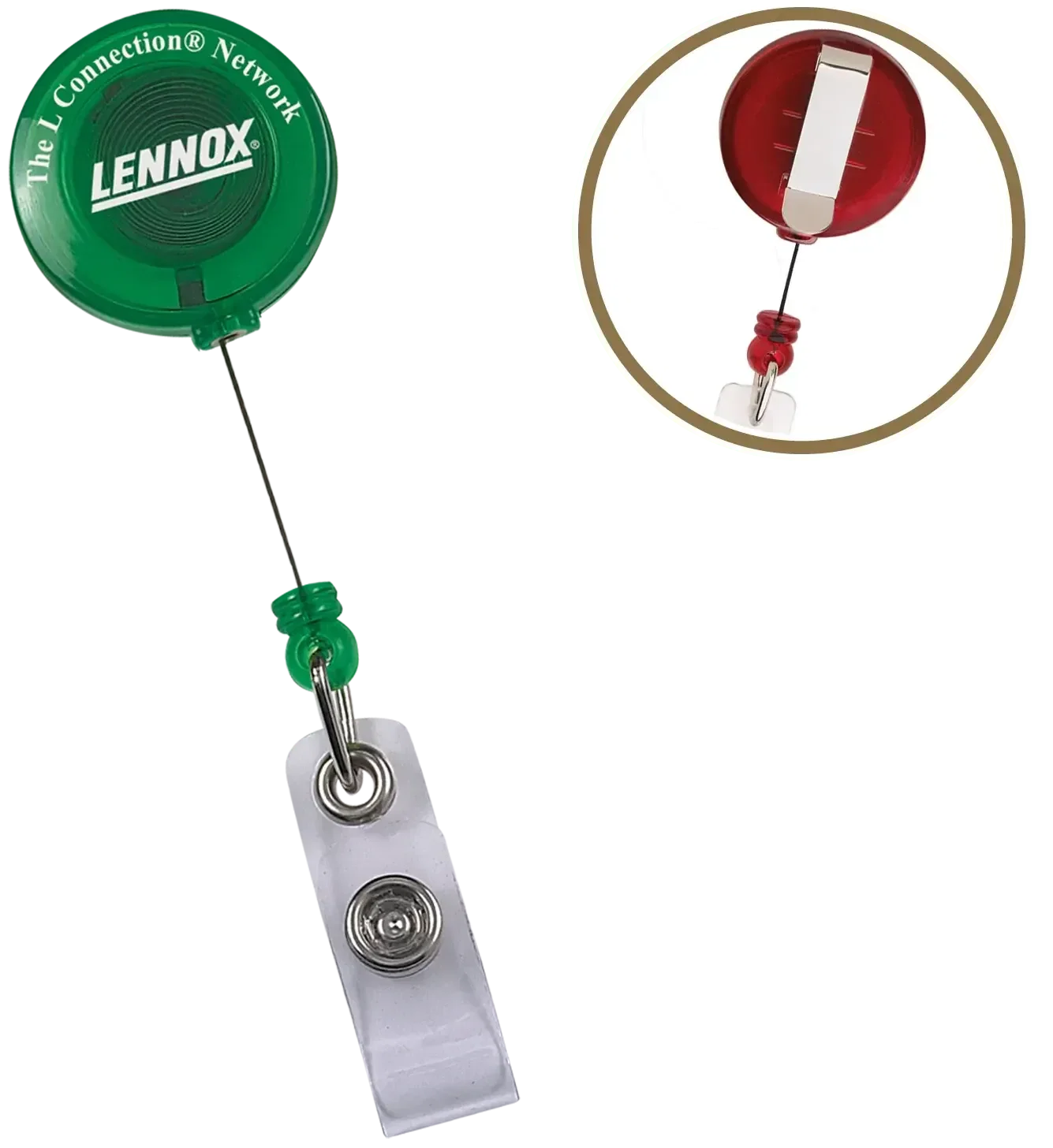 Custom Round Secure-A-Badge™