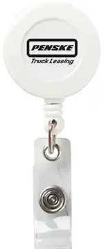 Custom Round Secure-A-Badge™ with Alligator Clip — view 3