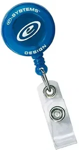 Custom Round Secure-A-Badge™ with Alligator Clip