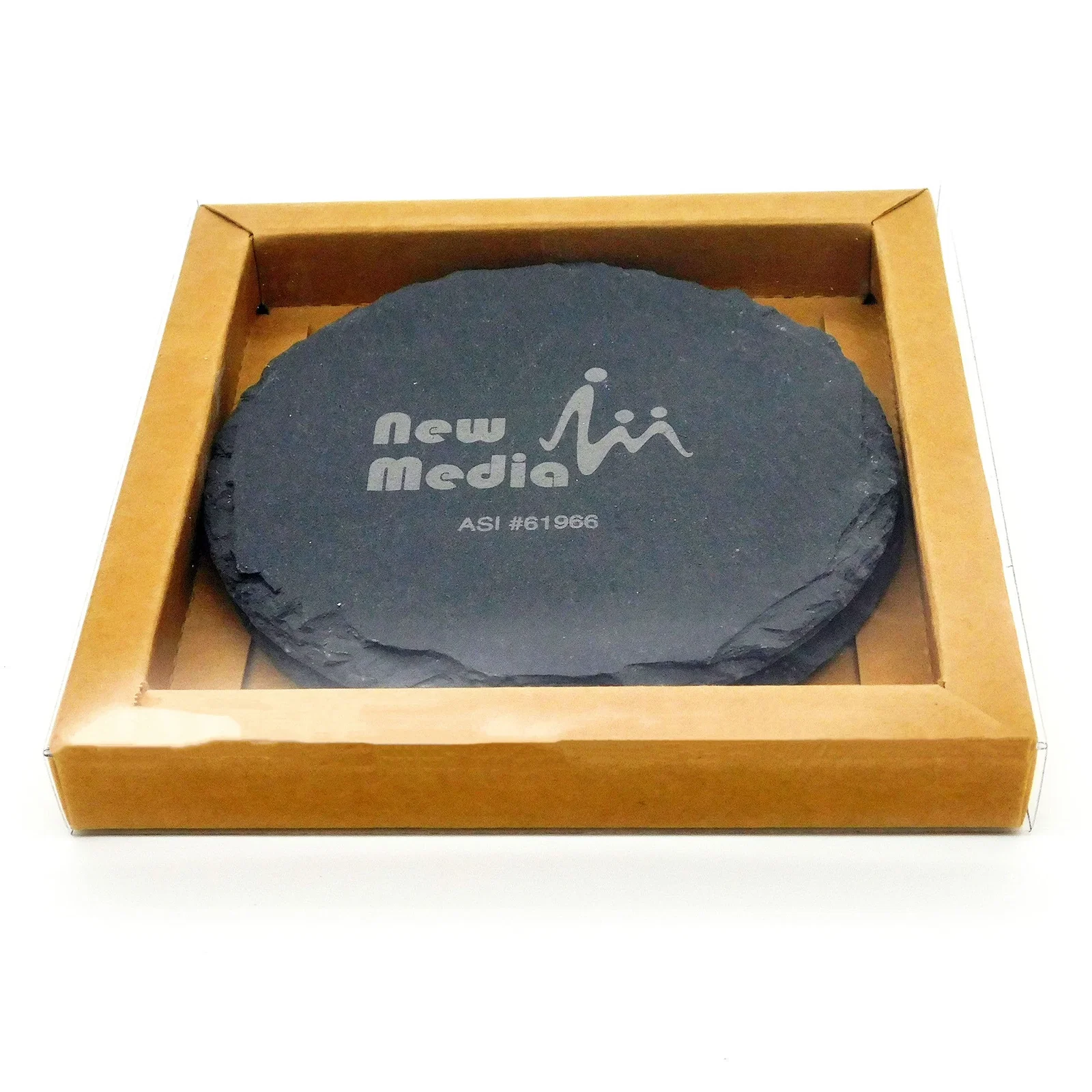 Round Slate Coaster (single) — view 4