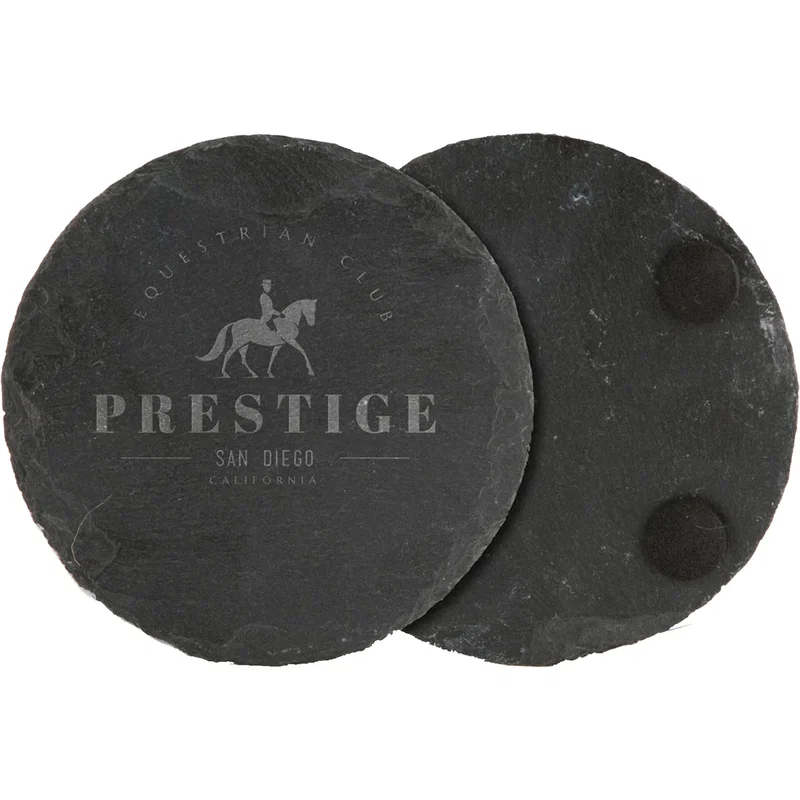 Round Slate Coaster (single) — view 6