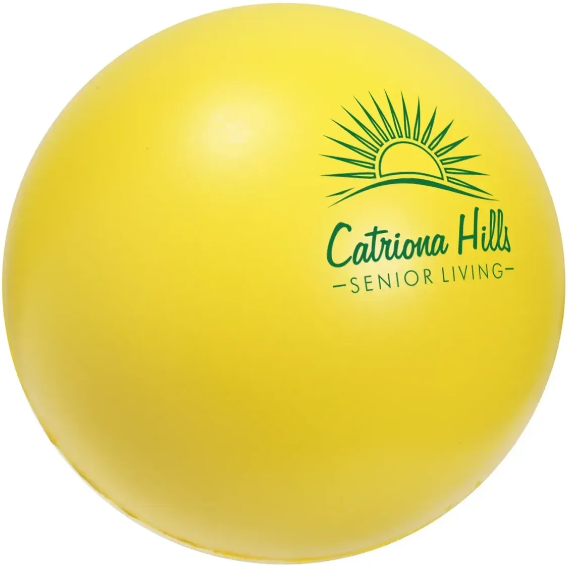 Promotional Slo-Release Serenity Squishy squeeze toy, side angle of the slow-release shape