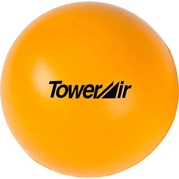 Round Stress Ball in green polyurethane, stress reliever color choice, close-up