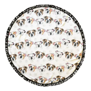 Round Towel With Fringe