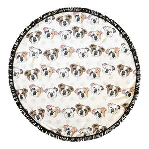 Round Towel With Fringe