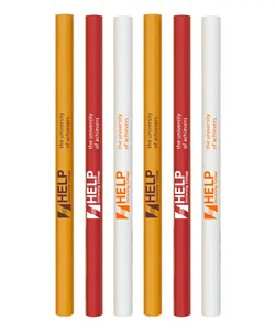 Round Wooded Imported Value Jumbo #2 Graphite Pencil with Eraser