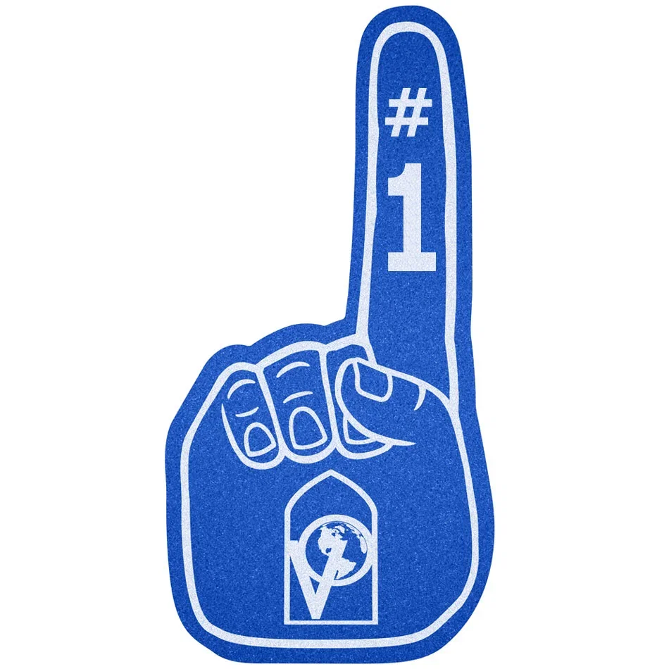 Rounded #1 One Foam Finger 16"