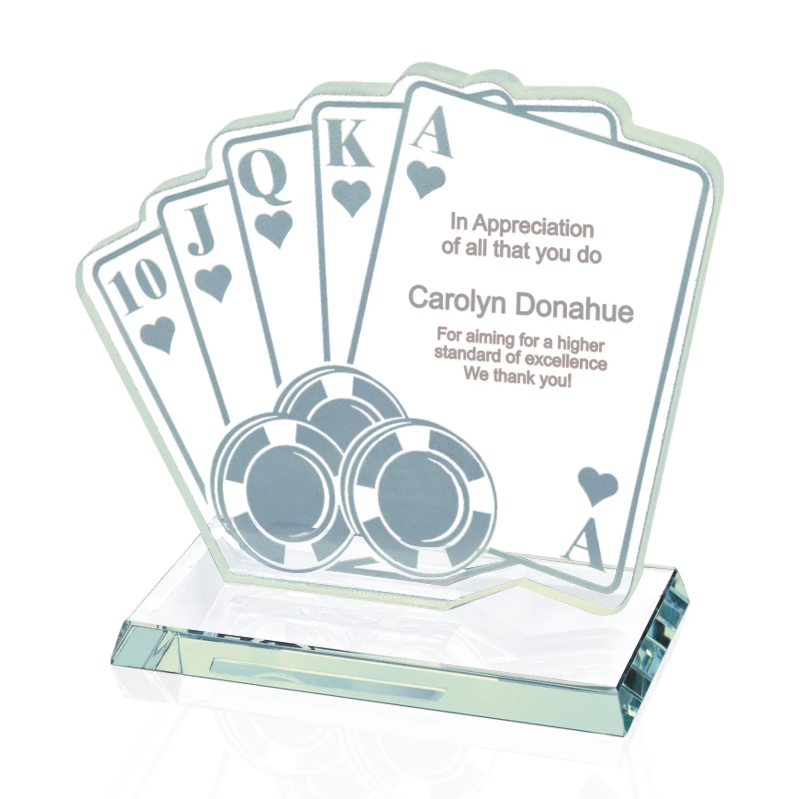 Royal Flush Award - Jade — view 2