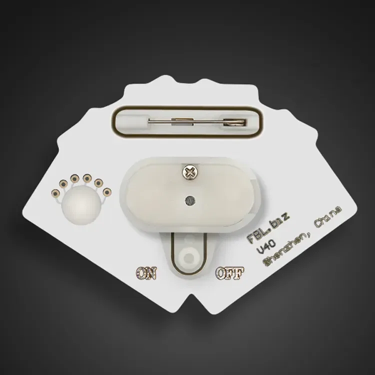 Royal Flush Vegas Flashing LED Pin — view 3