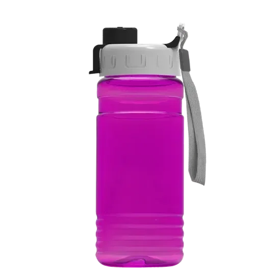RPET Bottle with Quick-Snap Lid (20 oz.) — view 4