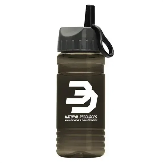 RPET Bottle with Ring-Straw Lid (20 oz.) — view 12