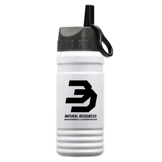 RPET Bottle with Ring-Straw Lid (20 oz.) — view 18
