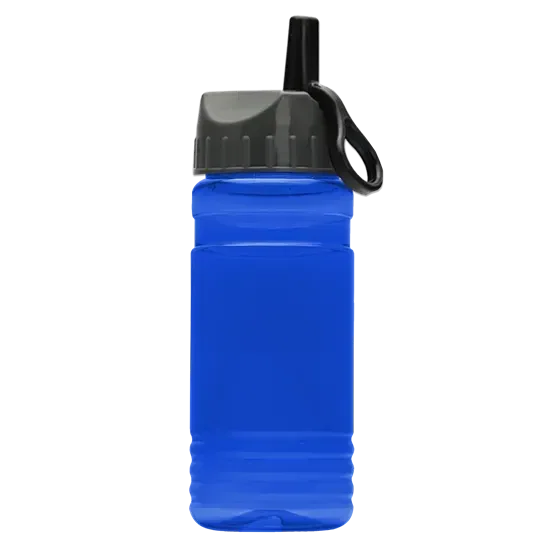 RPET Bottle with Ring-Straw Lid (20 oz.) — view 6