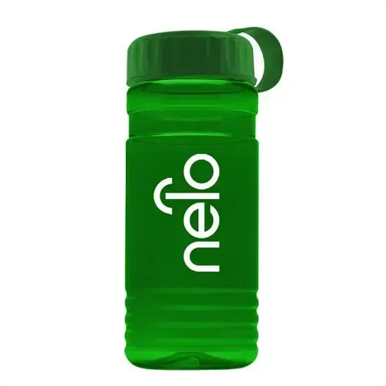 RPET Bottle with Tethered Lid (20 oz.)