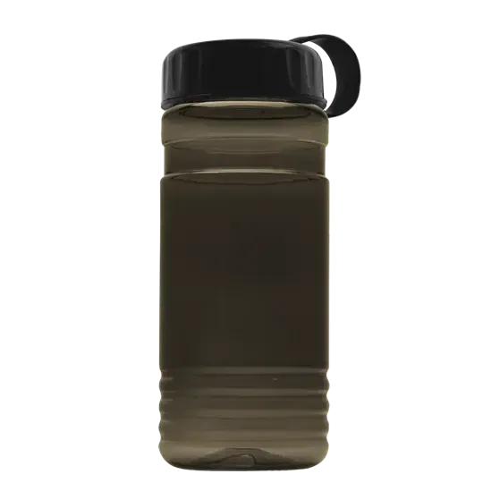 RPET Bottle with Tethered Lid (20 oz.) — view 3
