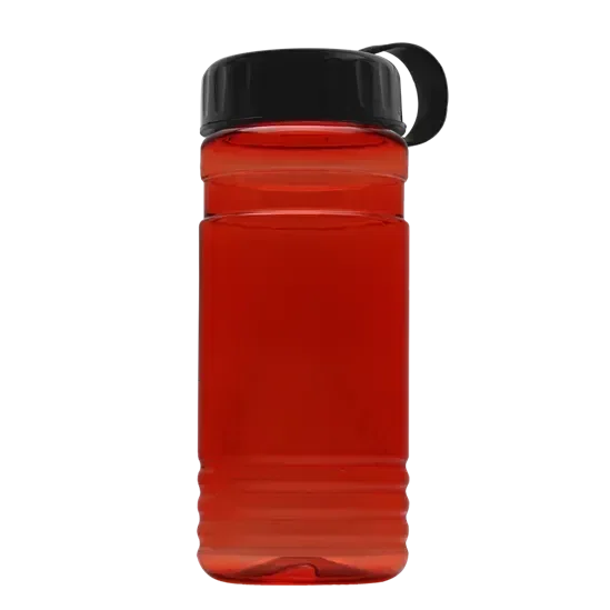 RPET Bottle with Tethered Lid (20 oz.) — view 8